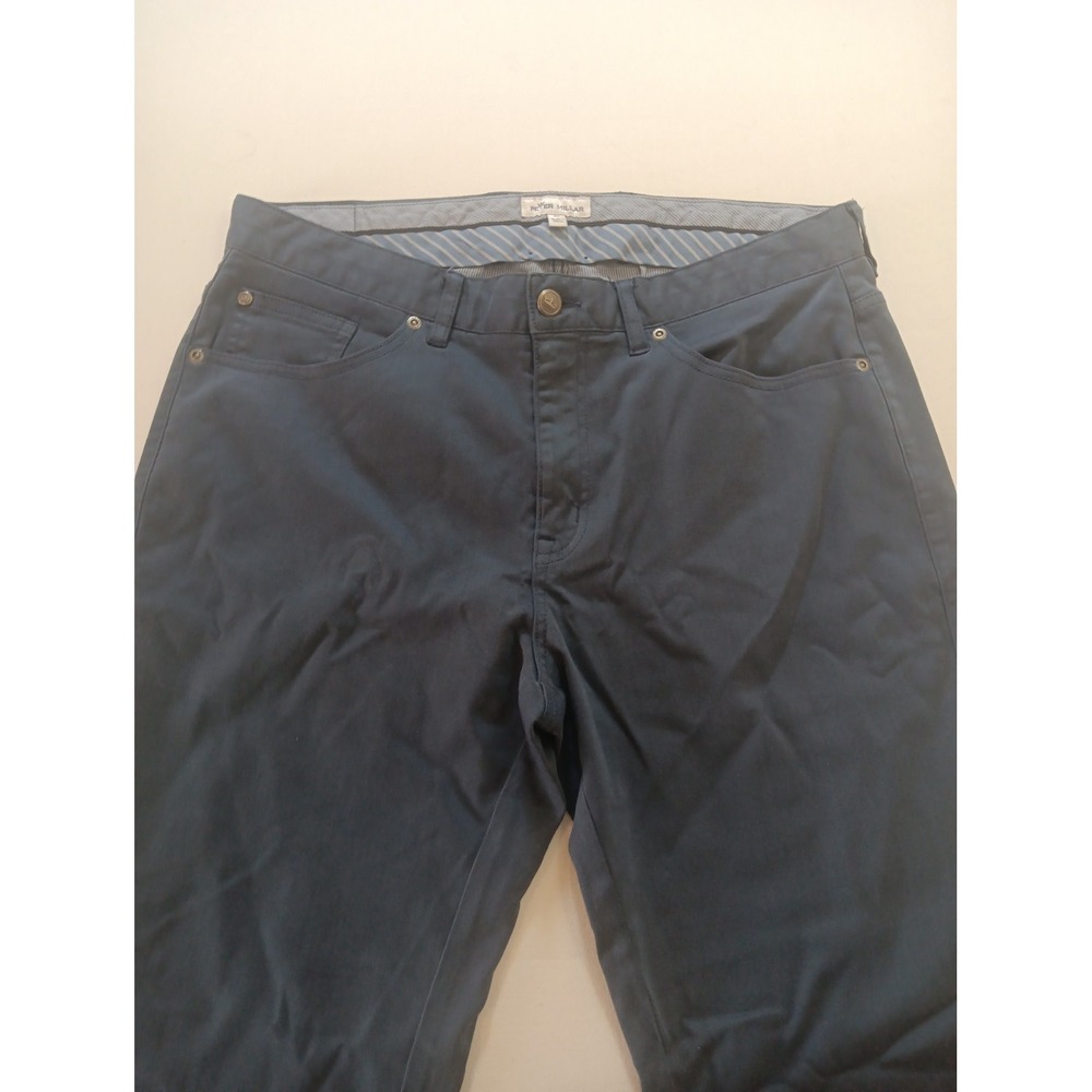 Peter Millar 5 Pocket Pants Mens Size 34 Blue  Eb66 Casual Trousers 3020